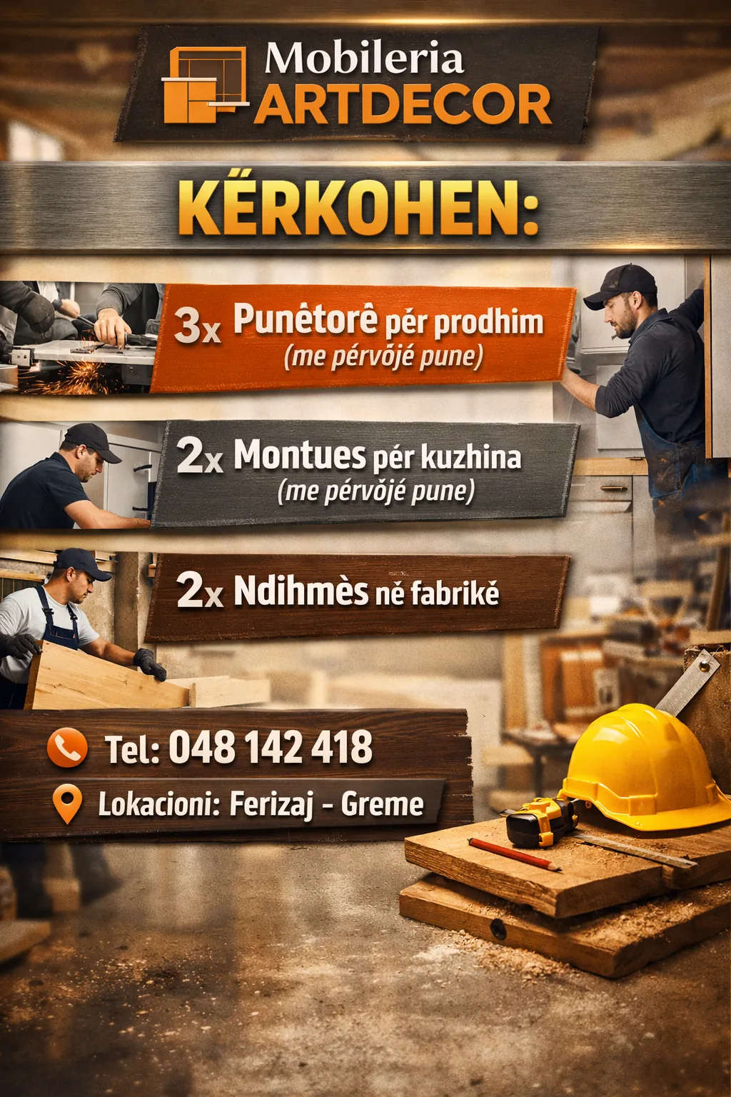 - Vende te lira pune -