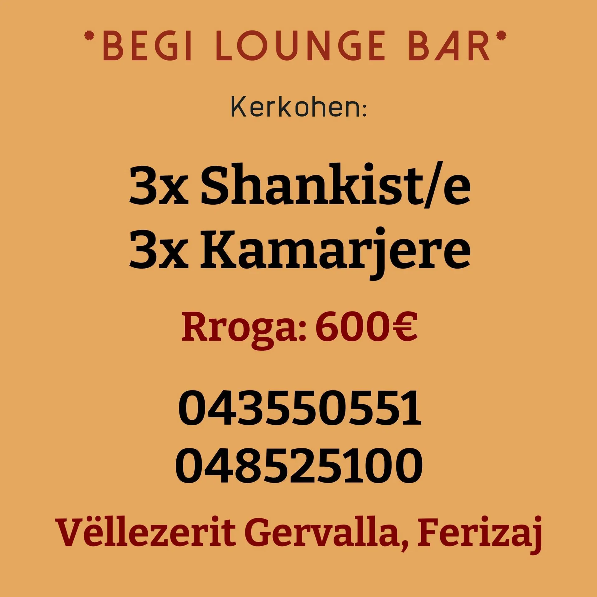 - Vende te lira pune -