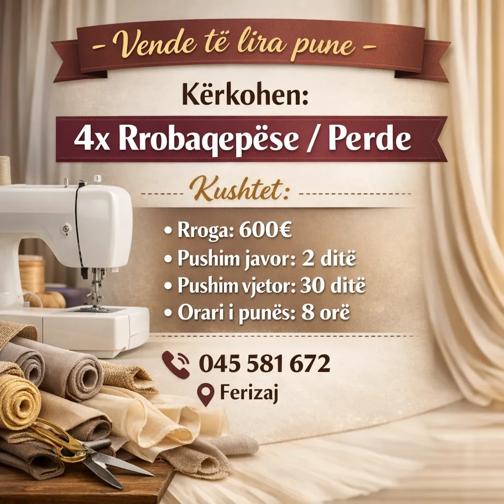 - Vende te lira pune -